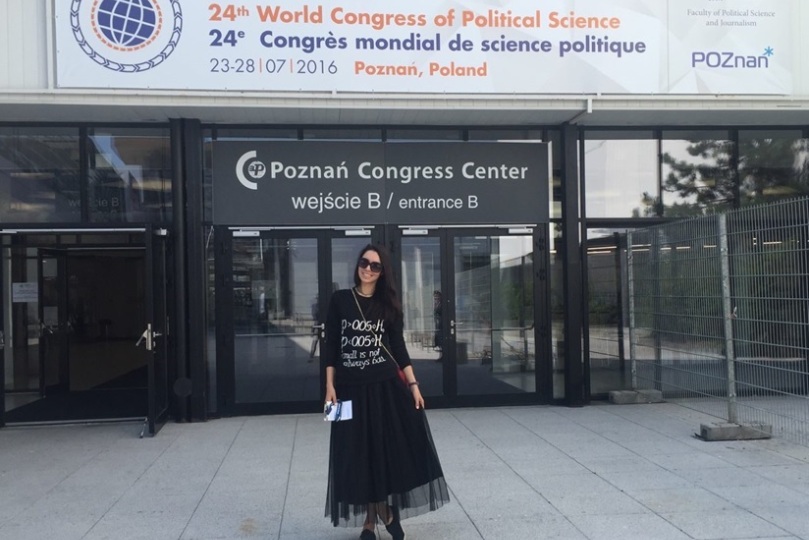 Иллюстрация к новости: Яна-Мария Пристли на 24-м Всемирном конгрессе Международной ассоциации политической науки