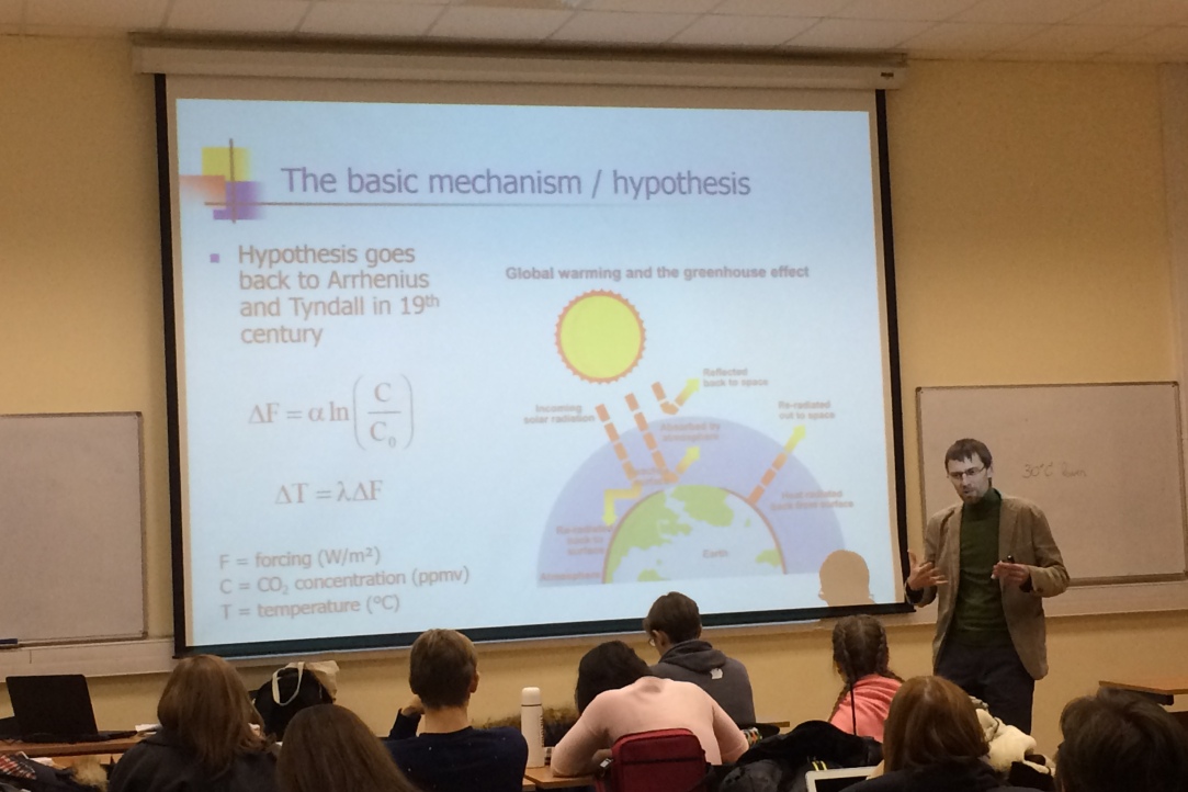 Belgian Scholar Addresses Topics of Climate Change, Sustainability and Renewable Energy