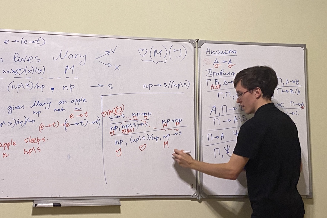 Доклад Тихона Пшеницына «Фокус в естественных языках и исчисление Ламбека» на семинаре МЛ ЛогЛинФФ