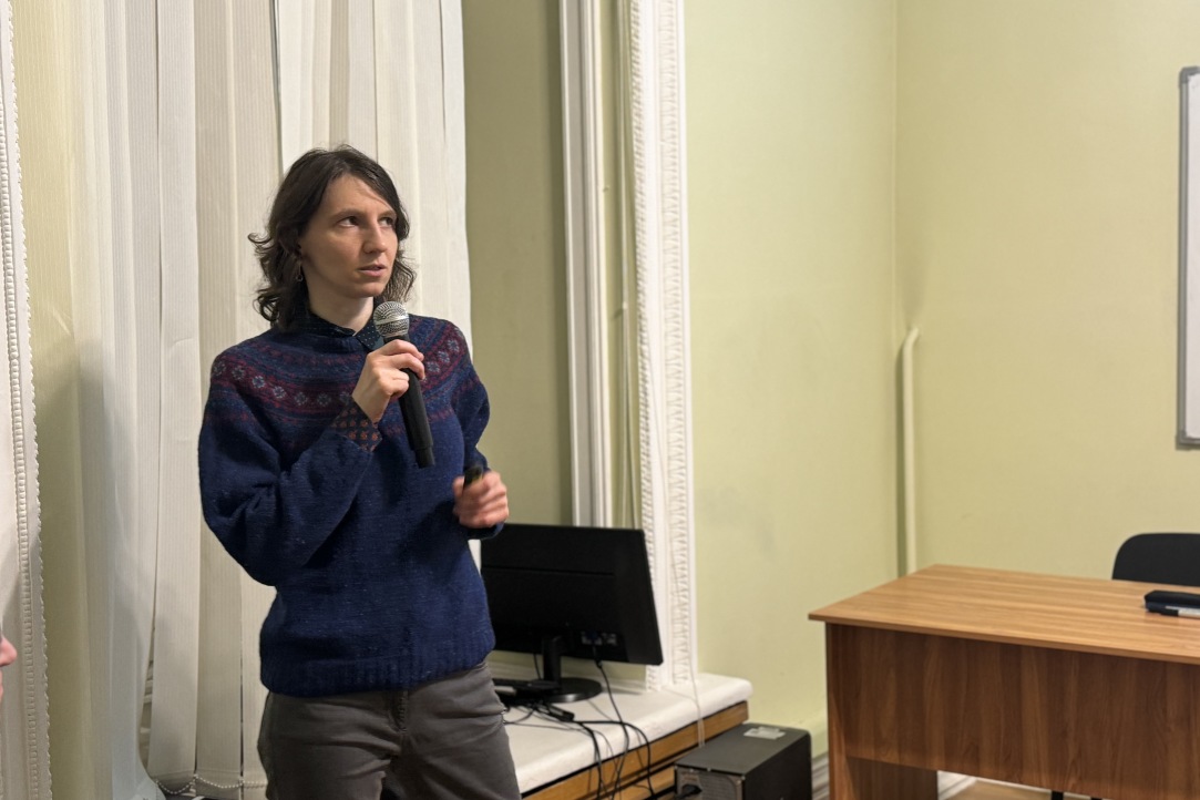 Valeria Chasova made a presentation at the Formal Philosophy workshop