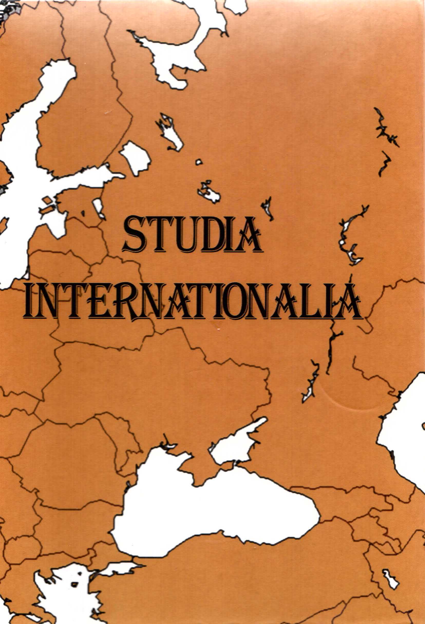 Studia internationalia. Материалы международной научной конференции  «Западный регион России в международных отношениях XVII-XX вв.» 22-24 июня  2011 года